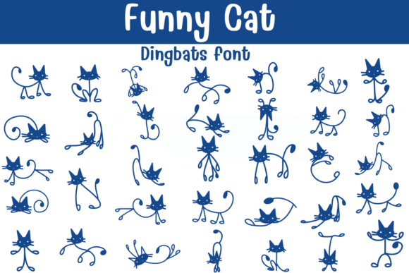 Funny Cat Font