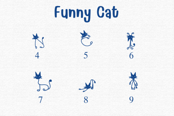 Funny Cat Font preview 4
