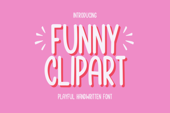 Funny Clipart Font