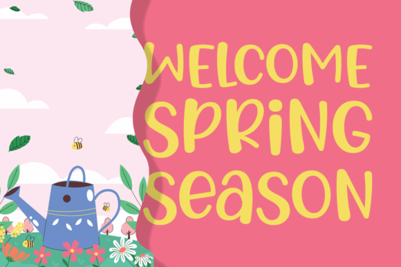 Funny Spring Font preview 3