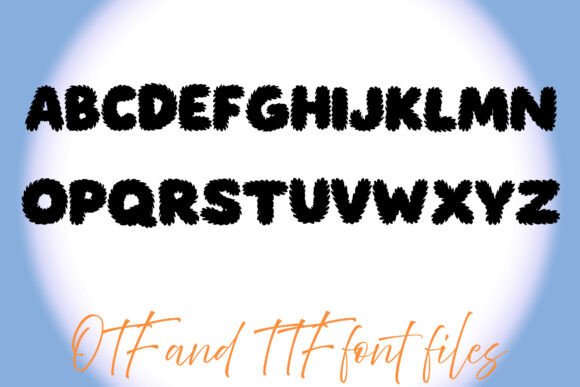 Furry Fluff Font preview 3