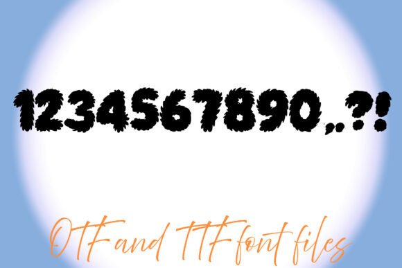 Furry Fluff Font preview 4