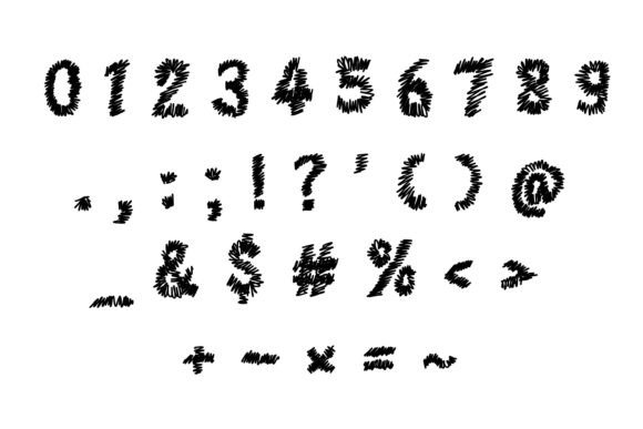 Fuzzy Wuzzy Font preview 4