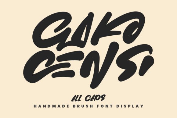 Gako Censi Font