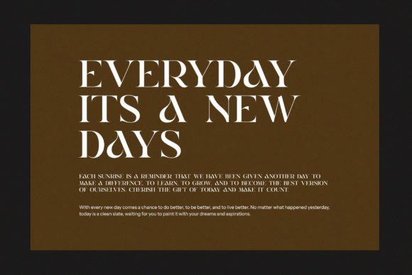 Galins Font preview 3