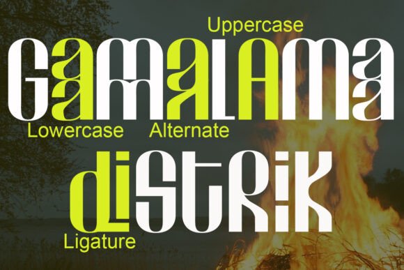 Gamalama Font preview 2