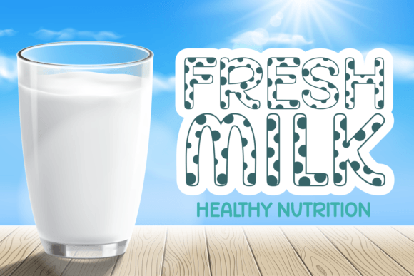 Boxed Milks Font preview 3