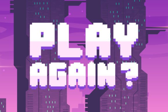 Game over Font preview 2