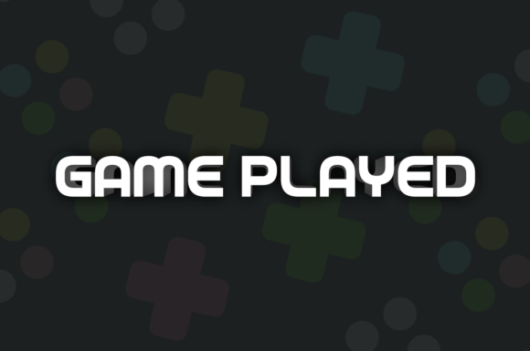 Game Played Font preview 3