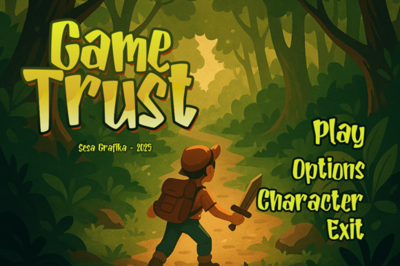 Game Trust Font preview 3