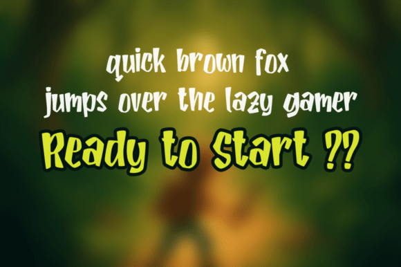 Game Trust Font preview 4