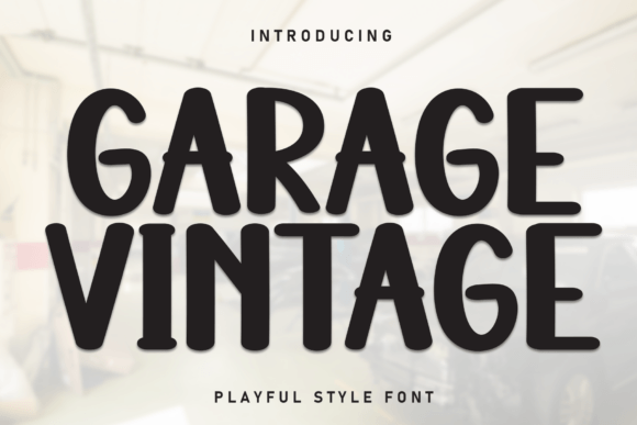 Garage Vintage Font