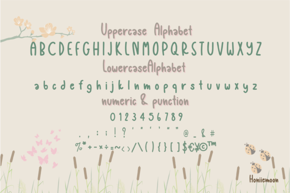 Garden Font preview 2