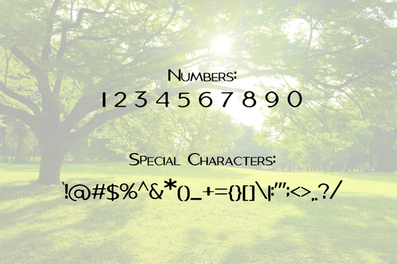 Garden Party Font preview 3