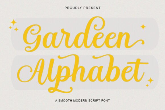 Garden Alphabet Font