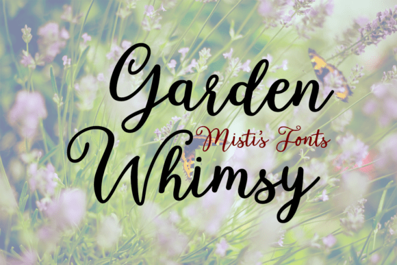 Garden Whimsy Font preview 2