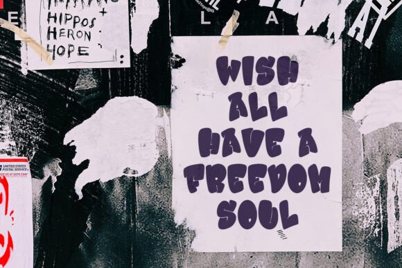 Alorezt Graffiti Font preview 3