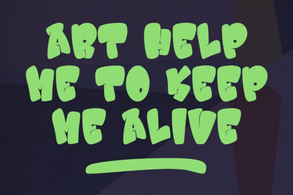 Alorezt Graffiti Font preview 4