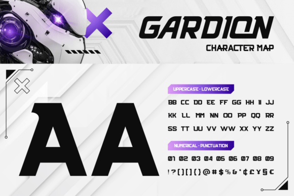 Gardion Font preview 2