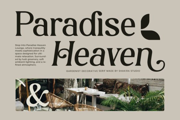 Gardenist Font preview 3