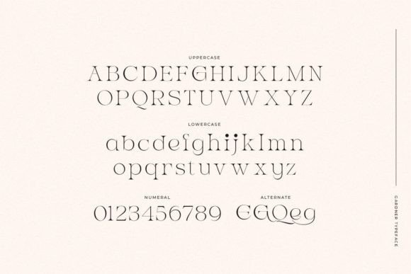 Gardner Font preview 2