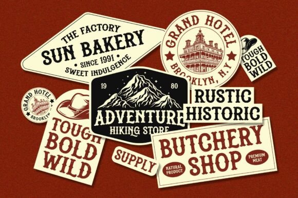 Gashroad Font preview 3