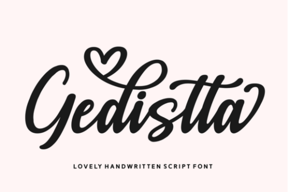 Gedistta Font