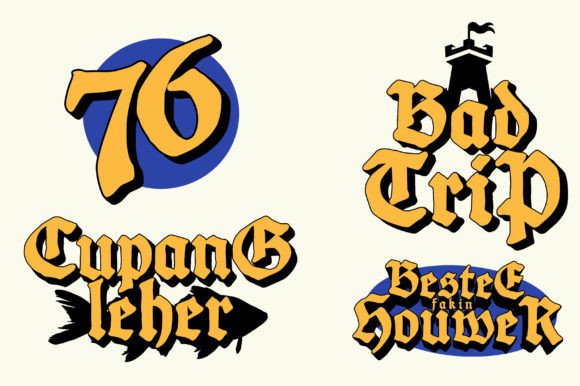 Gedang Goreng Font preview 3