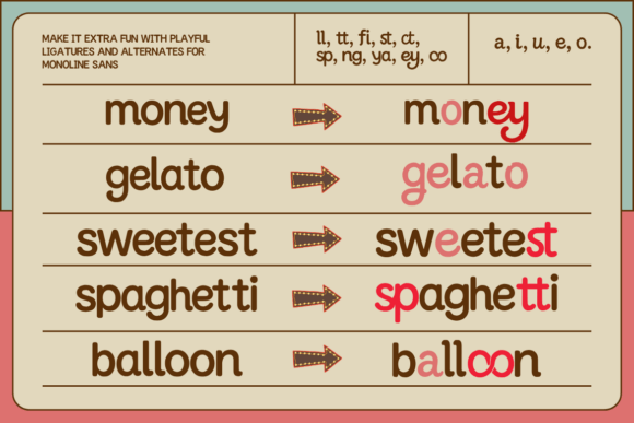 Gelato Rodeo Font preview 4