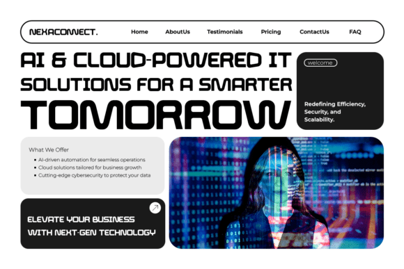 Genius Techno Font preview 3