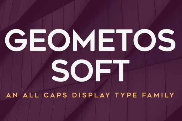 Geometos Soft Font preview 2