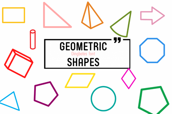 Geometric Shapes Font