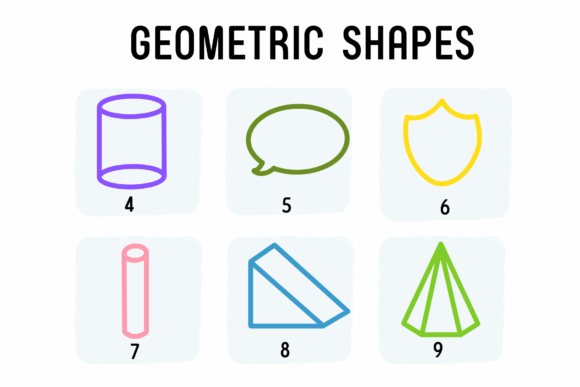 Geometric Shapes Font preview 4