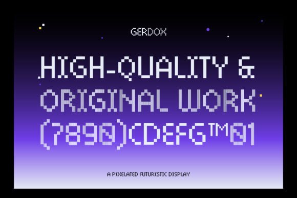 Gerdox Font preview 2