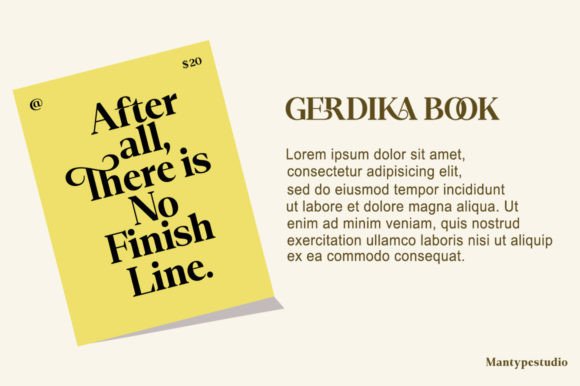 Gerdika Font preview 3