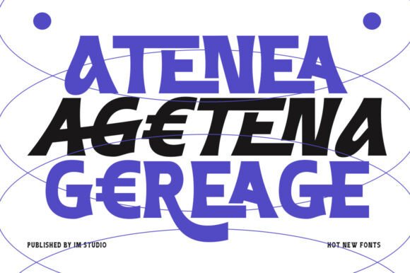 Gereage Font preview 2