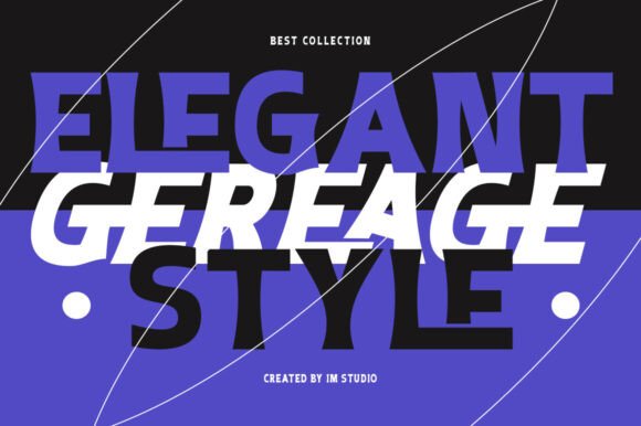 Gereage Font preview 3