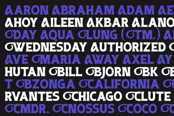 Gereage Font preview 4