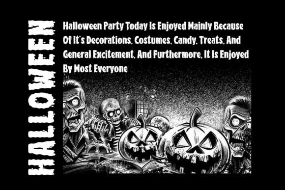 Ghastly Sans Font preview 4