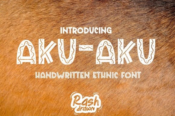 Aku-aku Font preview 2