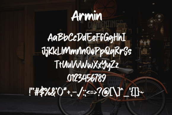 Armin Font preview 2