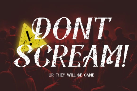 Ghost Theater Font preview 3