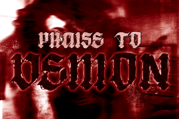 Ghostero Font preview 3