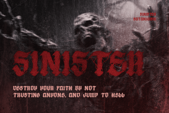 Ghostero Font preview 4