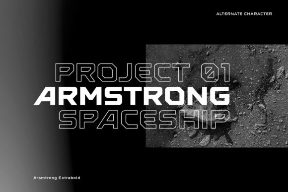 Armstrong Square Font preview 3
