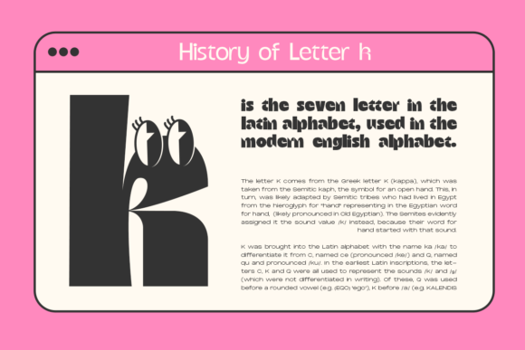 Gifka Font preview 4
