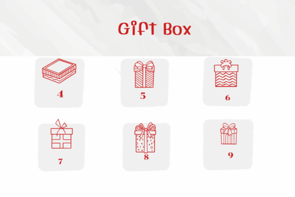 Gift Box Font preview 4