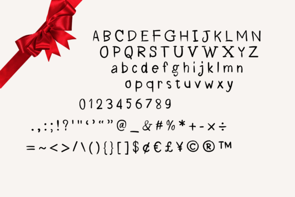 Gift for You Font preview 2