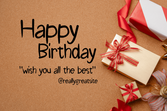 Gift for You Font preview 3