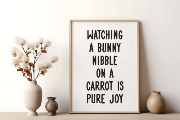 Giggly Bunny Font preview 2